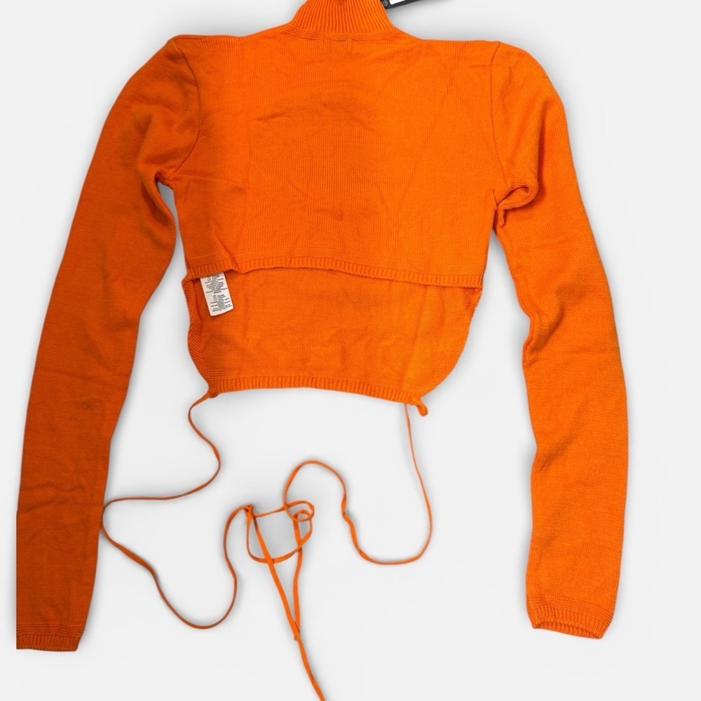 PrettyLittleThing Orange Crop Top